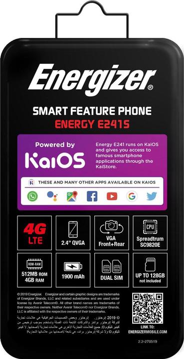 Produktbild Energizer E241S (2.40", 0.30 Mpx, 4G)