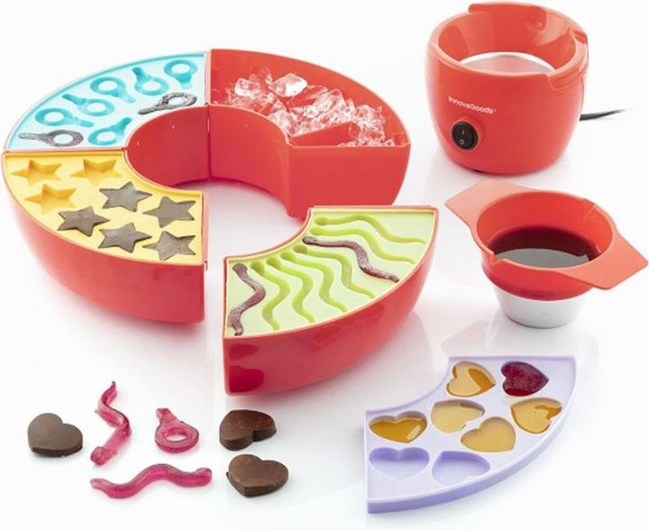 Image du produit InnovaGoods Machine pour oursons en gomme et chocolat - 2 en 1