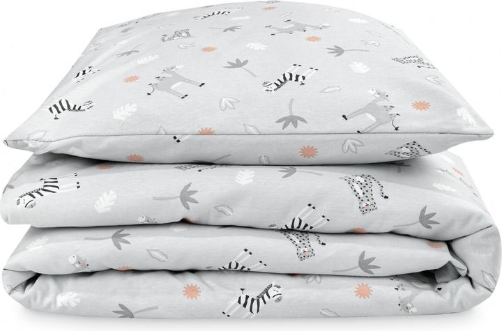 Actual product image Julius Zöllner Jersey bed linen savannah grey