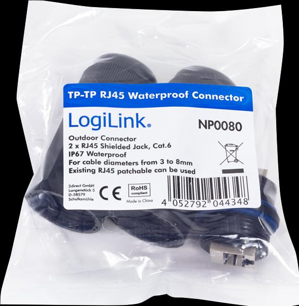 Actual product image LogiLink Patch cable connector