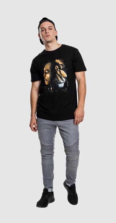 Actual product image Mister Tee Bob Marley Lion Face Tee (XS)