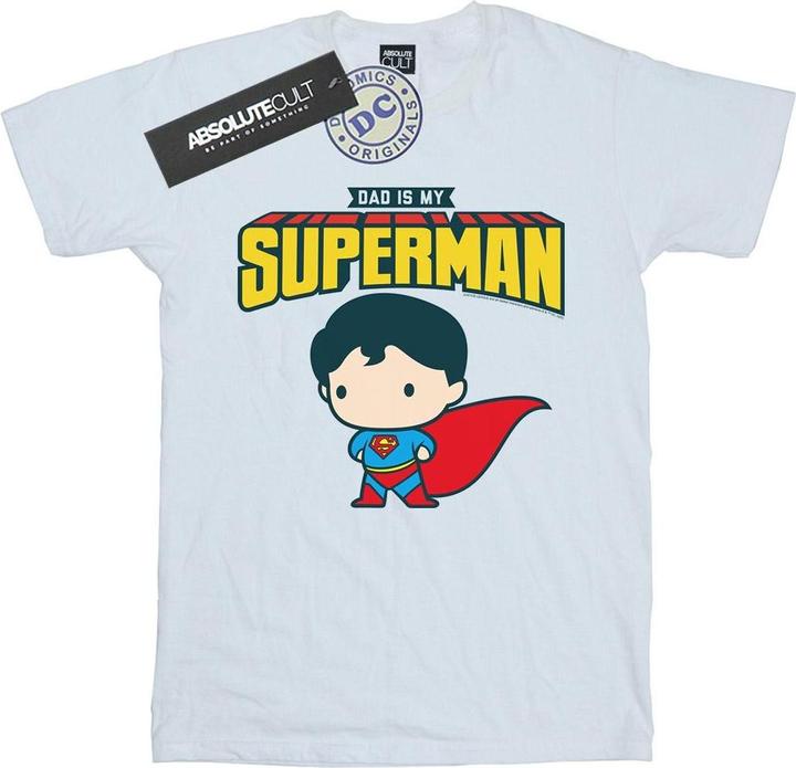 Superman My Dad Is My Hero TShirt Mädchen