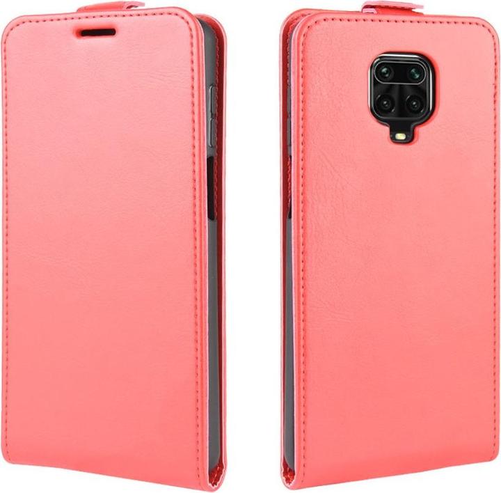 Produktbild Cover-Discount Xiaomi Redmi Note 9 Pro - Klassisches Flip Case vertikal rot (Xiaomi Redmi Note 9 Pro Max, Xiaomi Redmi Note 9S, Xiaomi Redmi Note 9 Pro)