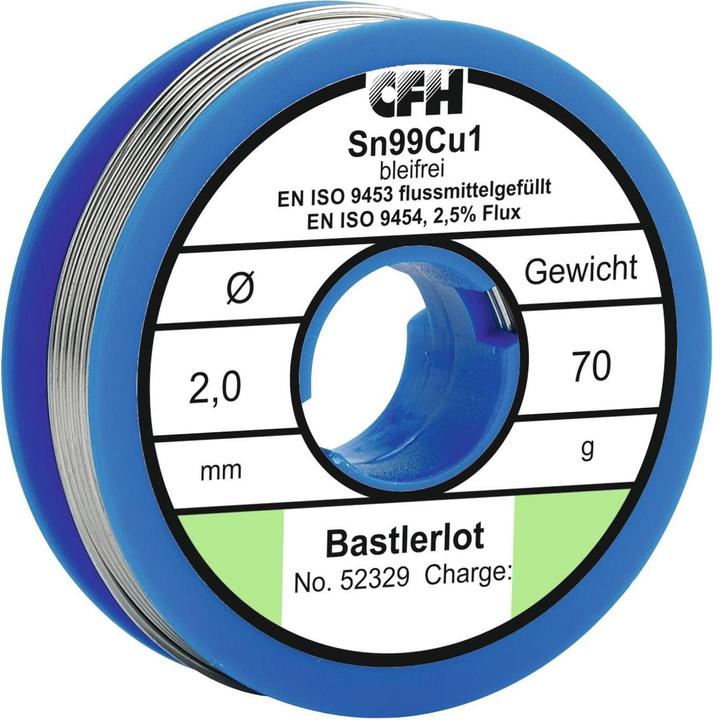 Produktbild CFH Bastlerlot BL 329, bleifrei, 70g