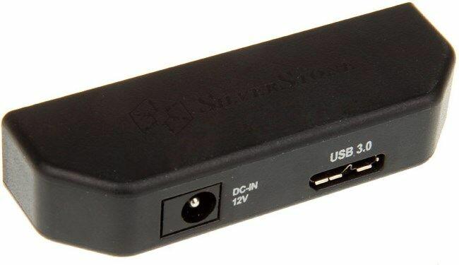 Actual product image Silverstone SST-EP02B USB 3.0 to SATA Adapter