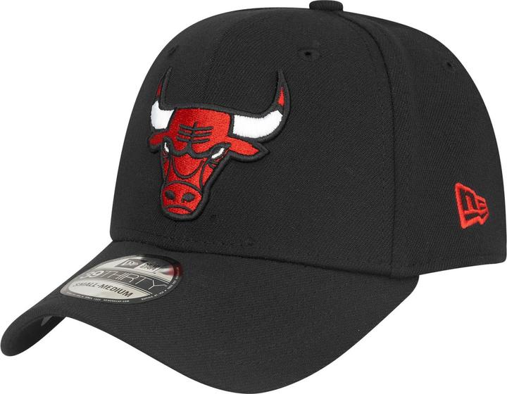 New Era 39Thirty Stretch Cap - Chicago Bulls schwarz - M/L (M/L)