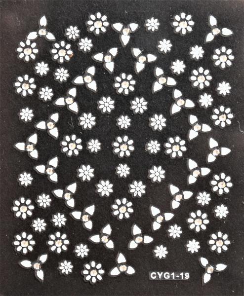 Nagellack24 Nail Art Sticker Selbstklebend 19