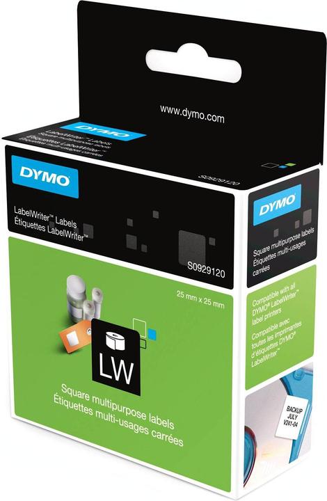 Produktbild Dymo S0929120 quadratische Mehrzweck-Etiketten (2.50 cm)