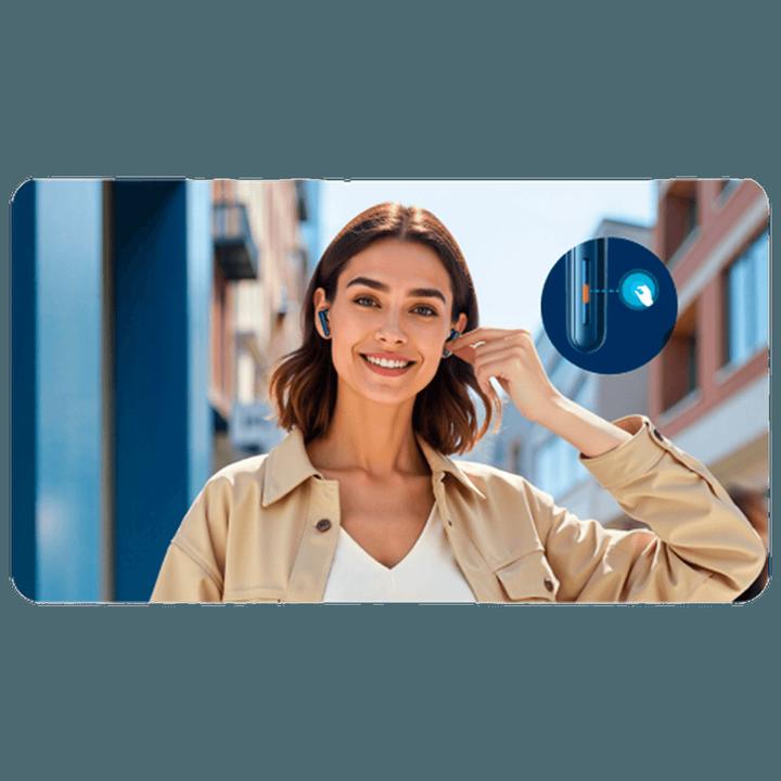 Produktbild soundcore Liberty 5 Blau (ANC, 12 h, Kabellos)