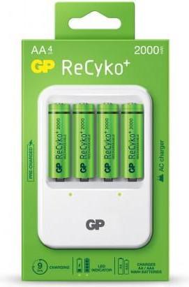 Actual product image GP Batteries Recyko Battery Charger (4 pcs., AA, 2000 mAh)