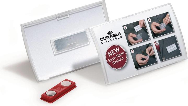Image du produit Durable Porte-nom Click Fold avec aimant