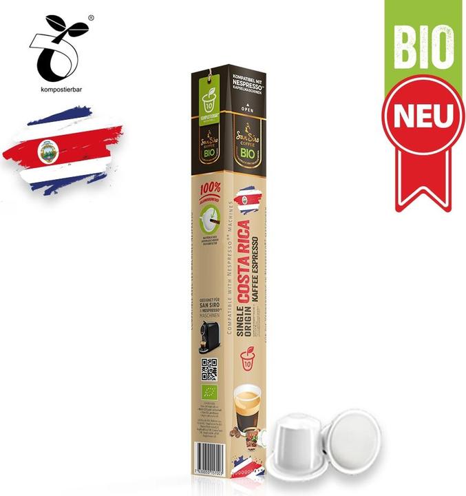 Actual product image SanSiro BIO Coffee Single Origin Costa Rica Espresso