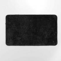 Produktbild Douceur D'intérieur Badematte, schwarz, 75x45x1, glatte Mikrofaser + f (45 x 75 cm)