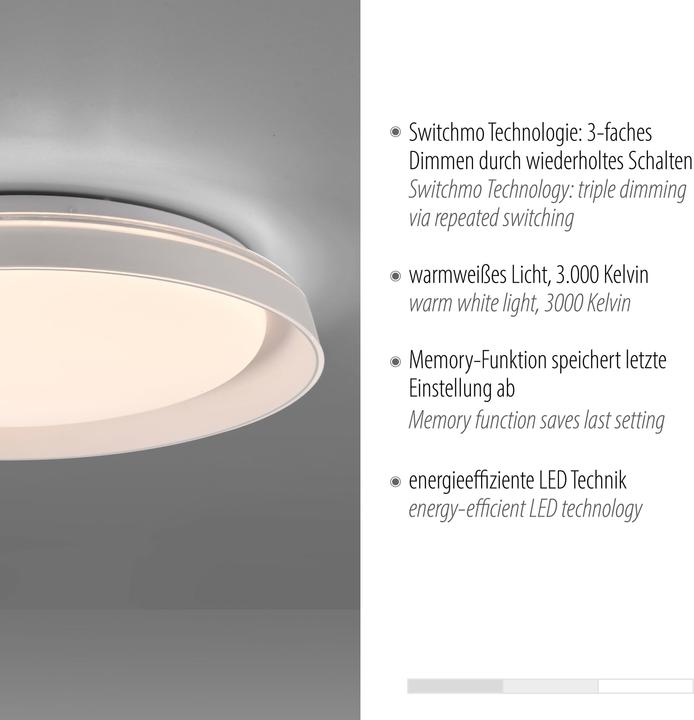 Actual product image Selltec LED ceiling lamp SATI (2630 lm)