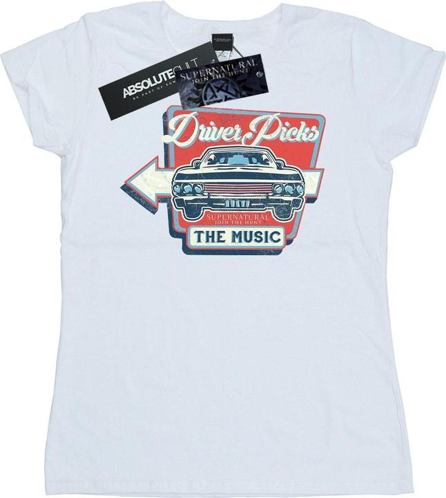 Immagine prodotto Supernatural Driver Picks The Music Maglietta Donna (L)