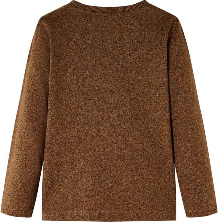 Immagine prodotto VidaXL Camicia da bambino a maniche lunghe Cognac Melange 104,Materiale: 50 (104)