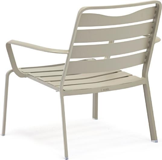 Image du produit Ezeis SPRING Aluminium Chaise basse empilable Prix pour 2 pièces