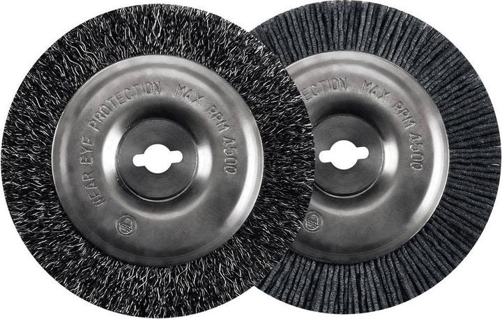 Einhell Grout Cleaner Replacement Brushes Steel and Nylon