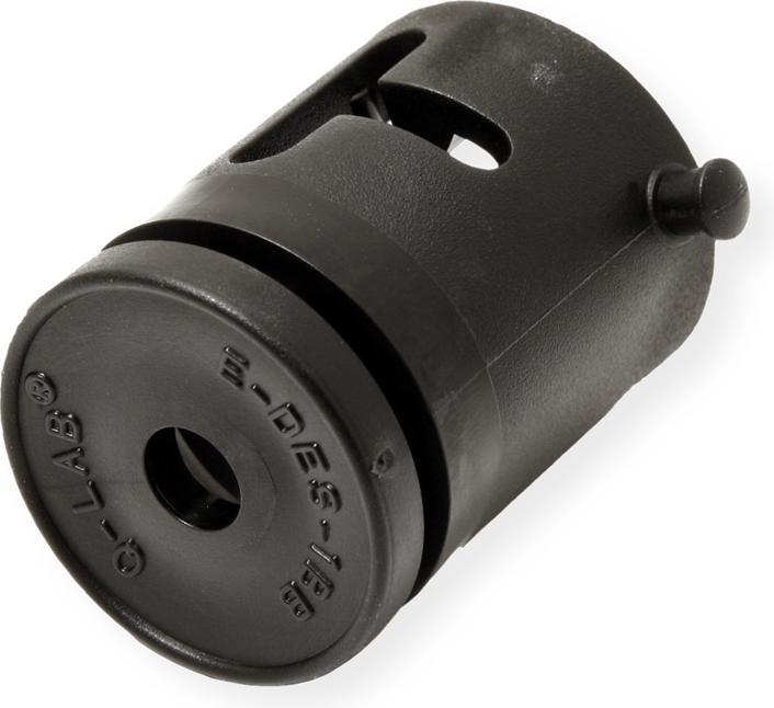 Image du produit Bachmann Serpentin de câble Premium noir RAL9005 (Gaines pour câbles, 75 cm)