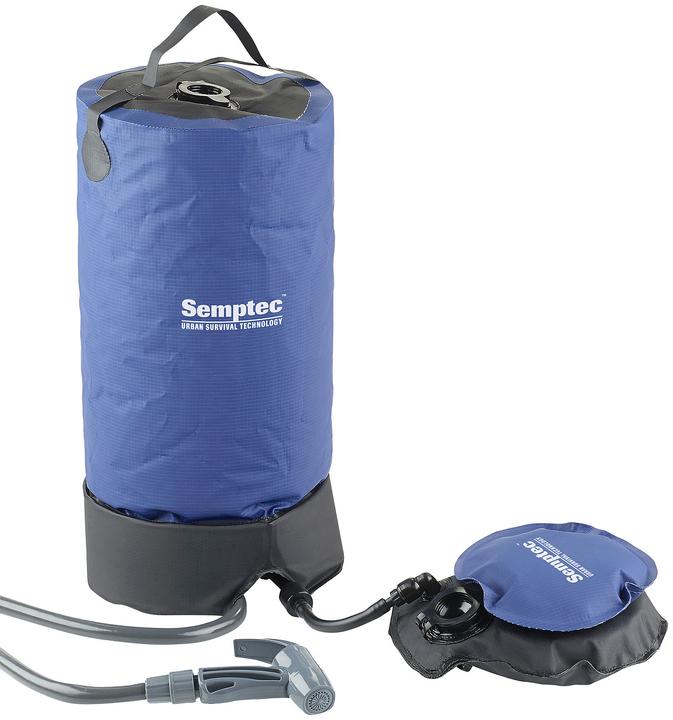 Produktbild Semptec Tragbare Campingdusche mit Fusspumpe