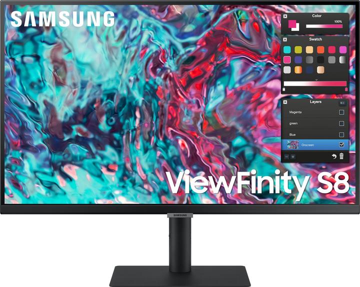 Actual product image Samsung S80TB LED IPS HDR10 Flicker free (3840 x 2160 Pixels, 27")