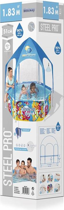 Produktbild Bestway Pool mit Sonnenschutzdach