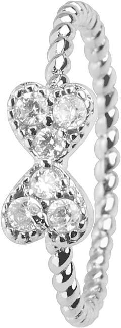 Star Piercing Ring silber mit Masche (47)
