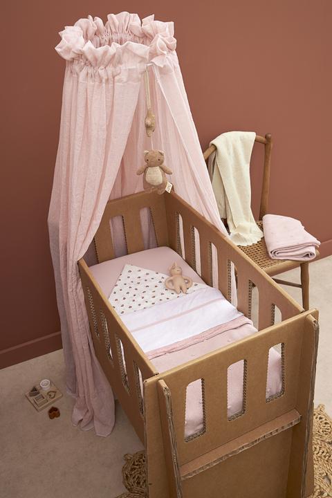 Produktbild Meyco jersey Spannbettlaken 40x80/90 soft pink (90 cm)