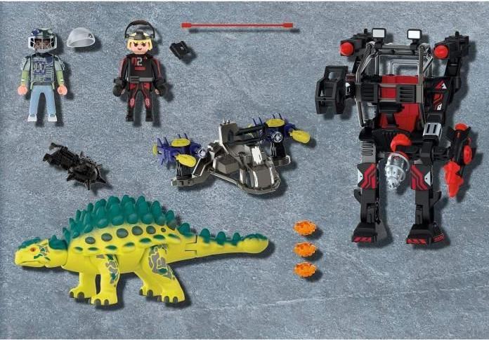 Image du produit Playmobil Saichania : Défense du coureur de combat (70626, Dinosaures Playmobil)