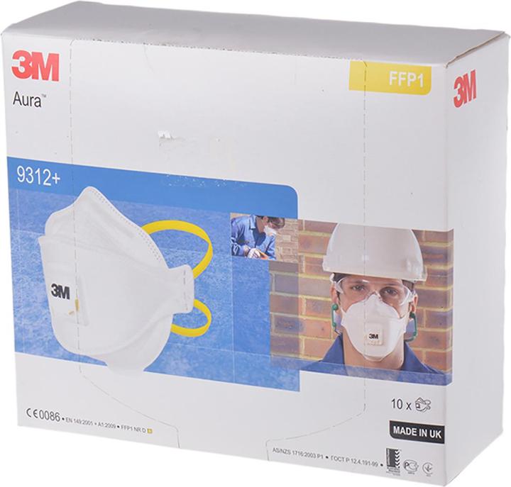Produktbild 3M Atemschutzmaske 9312+ (FFP1 D, 10 x)