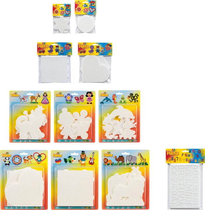 Actual product image Hama Perlen Pin Plates Dolphin - Seahorse - Frog - Dragon
