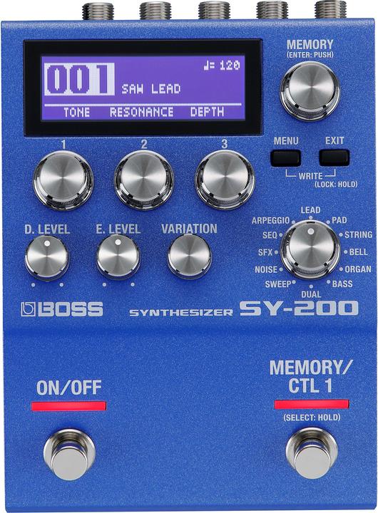Actual product image BOSS (Electronics) SY-200 synthesizer compact pedal (Guitar, Bass)