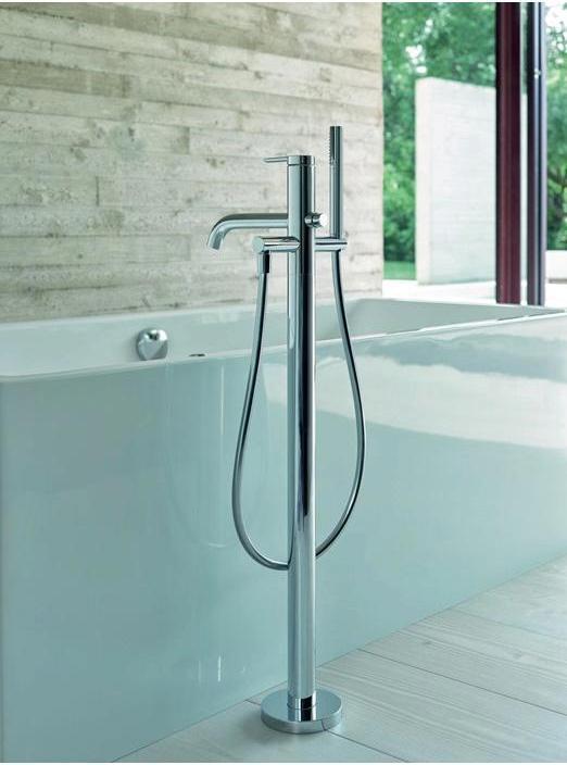 Produktbild Duravit Einhebel-Wannenmischer C.1 bodenstehend chrom