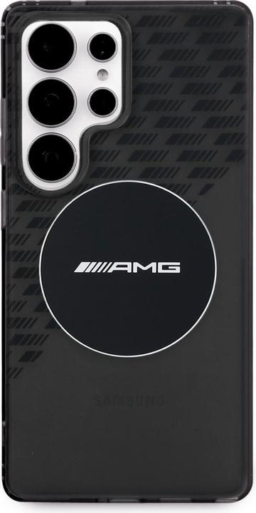 Immagine prodotto Mercedes AMG Transparent Rhombs MagSafe Case for Samsung Galaxy S25 Ultra - Black (Samsung Galaxy S25 Ultra)