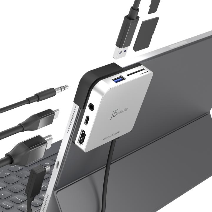 Actual product image j5Create USB-C TO 4K 60HZ HDMI TRAVEL (USB-C, 2 Ports)