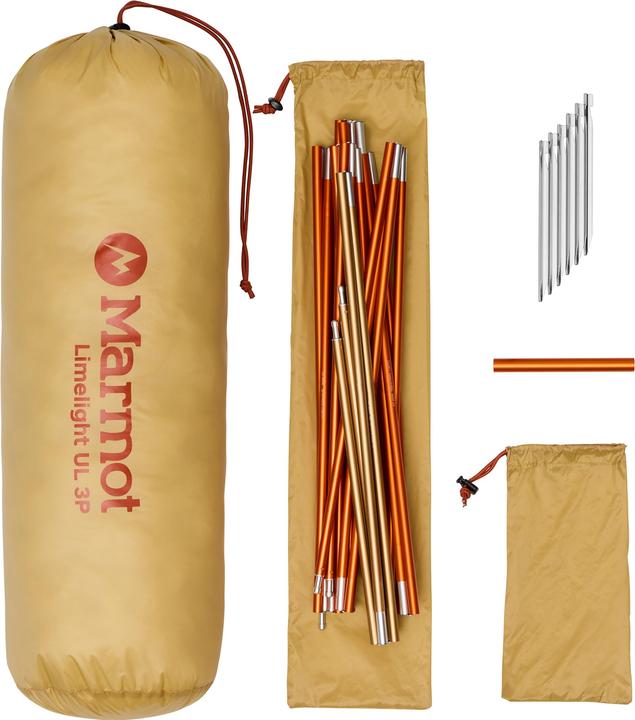 Immagine prodotto Marmot Limelight UL 3P (Tenda a cupola, 1.85 kg, 3 persone)