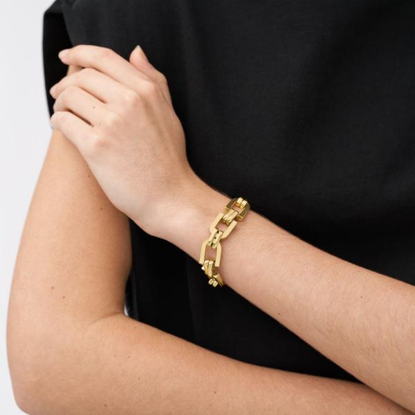 Immagine prodotto Fossil Bracciale Harlow (21 cm, Acciaio inossidabile)