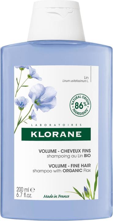 Produktbild Klorane Volumen-Shampoo mit BIO-Lein (200 ml, Flüssiges Shampoo)