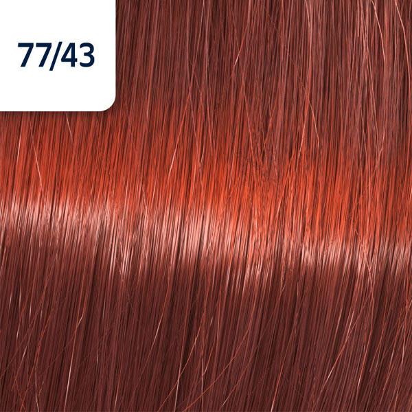 Actual product image Wella Koleston Perfect Me+ Vibrant Reds (77/43 medium blonde intense red-gold)