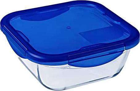 Immagine prodotto Pyrex Cook & Go rectangular glass food storage container/roaster with airtight and leakproof 4 clip (0.80 l)