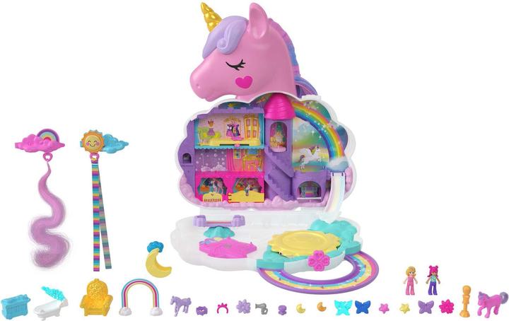 Produktbild Polly Pocket Einhorn Haarspiel Schatulle