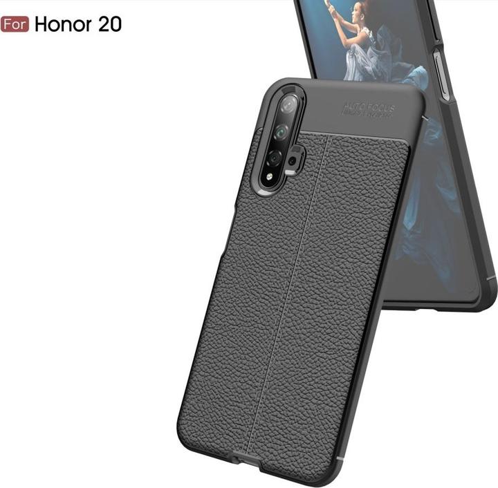 Produktbild Screenguard Huawei Nova 5T Hülle Leather Design TPU Cover (Huawei Nova 5T)
