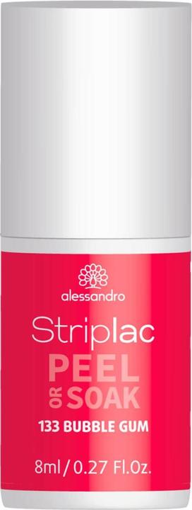 Produktbild Alessandro Striplac Peel or Soak Bubble Gum 8 ml (133 Bubble Gum, Abziehbarer Nagellack)