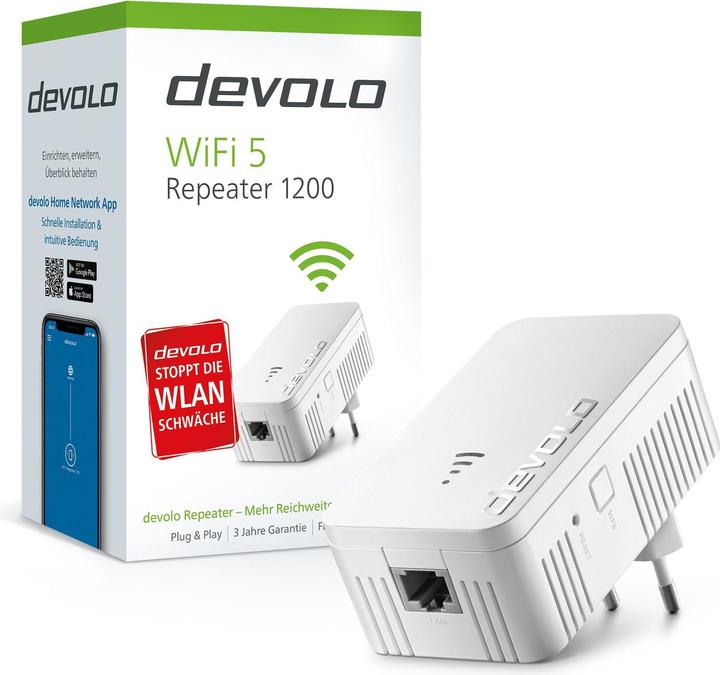 Produktbild Devolo Repeater 1200 (867 Mbit/s, 300 Mbit/s)