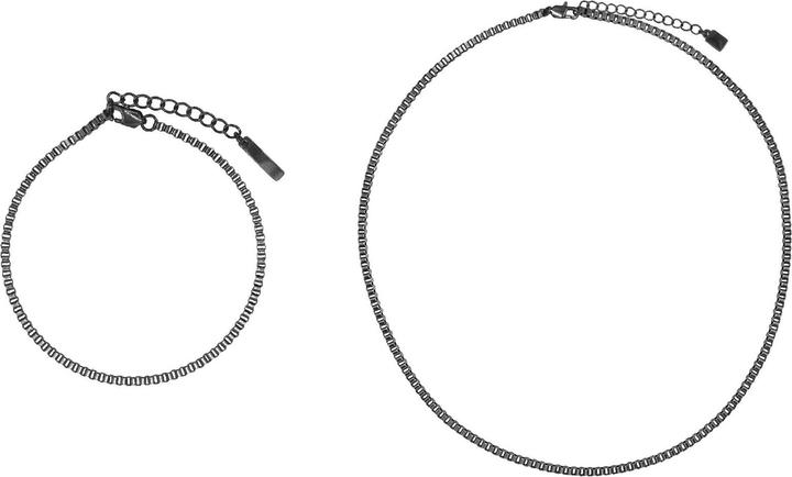 Heideman Set Decus schwarz farben (Edelstahl)