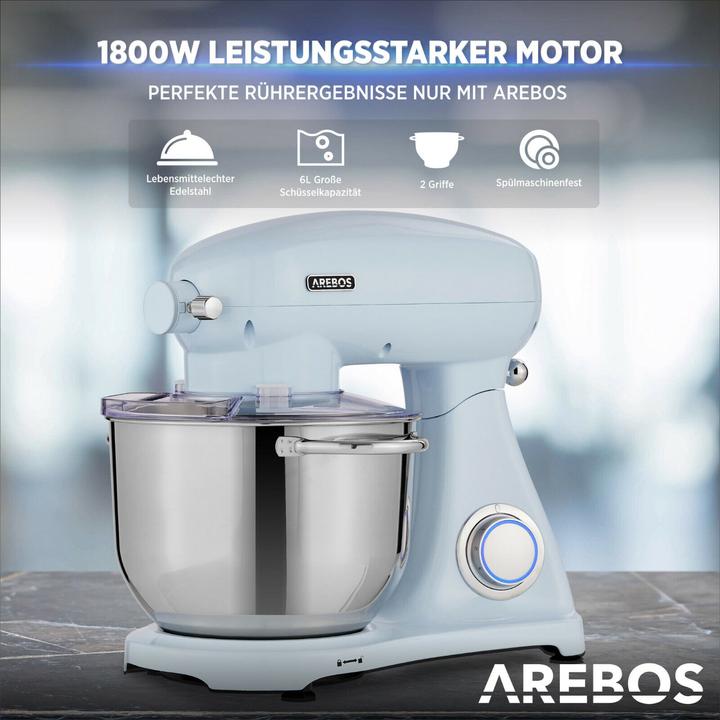 Image du produit Arebos Küchenmaschine (1800 W)