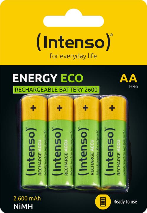Actual product image Intenso Energy Eco AA HR6 (4 pcs., AA, HR6, 2600 mAh)