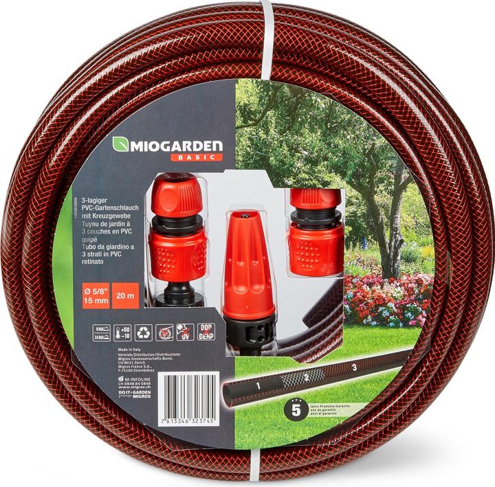 Produktbild Miogarden Gartenschlauch-Set (20 m)