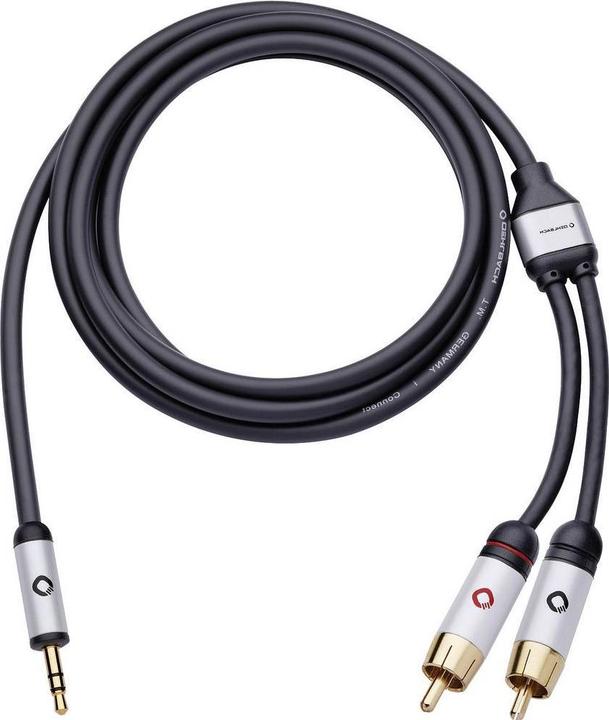 Oehlbach 2in1 (1.50 m, 3.5mm Klinke (AUX), Cinch)