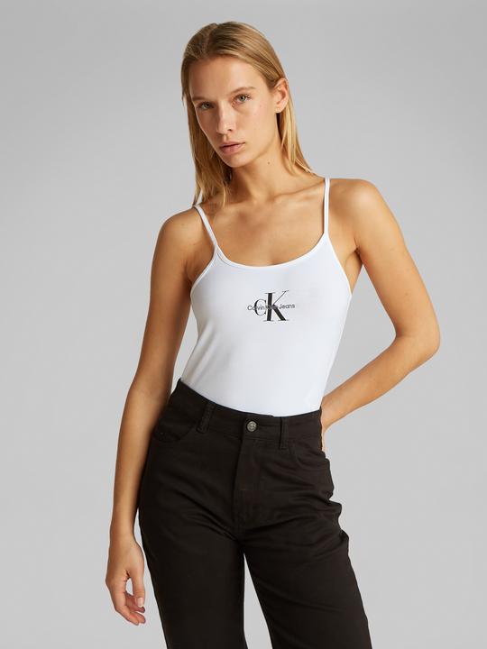Actual product image Calvin Klein Jeans Monologo Strappy Tank Top (XS)